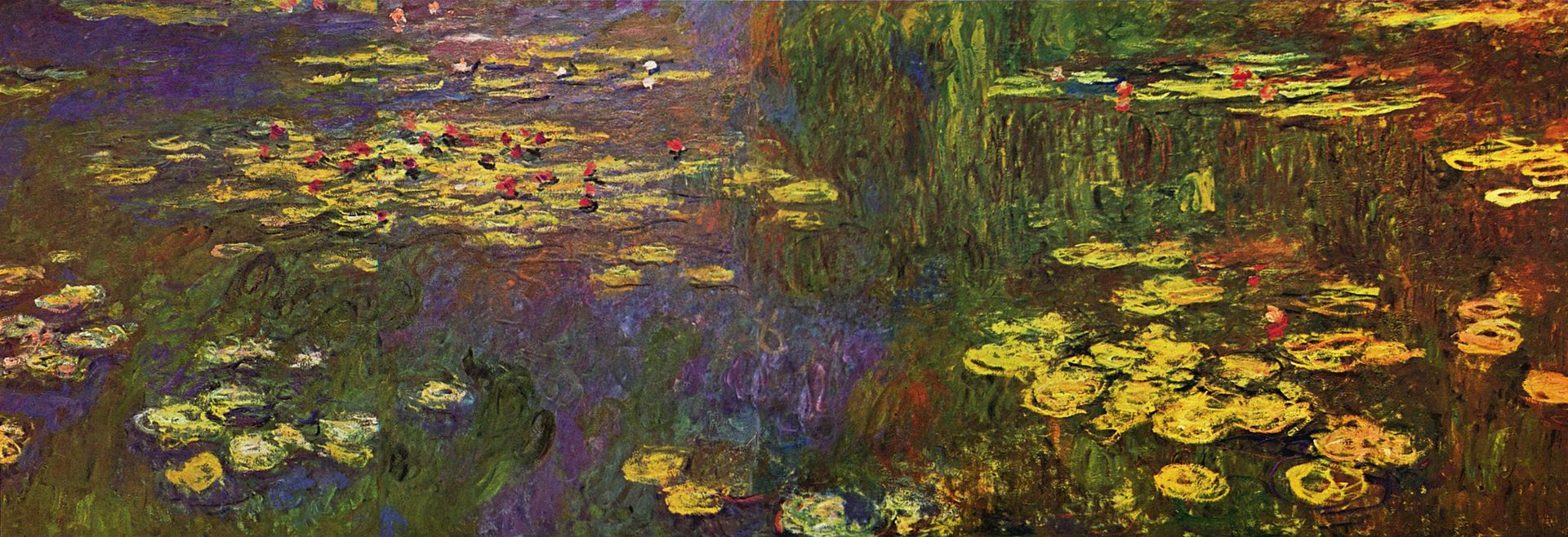 Les Nymphéas, Claude Monet
Huile sur toile, Musée de l'Orangerie - Paris