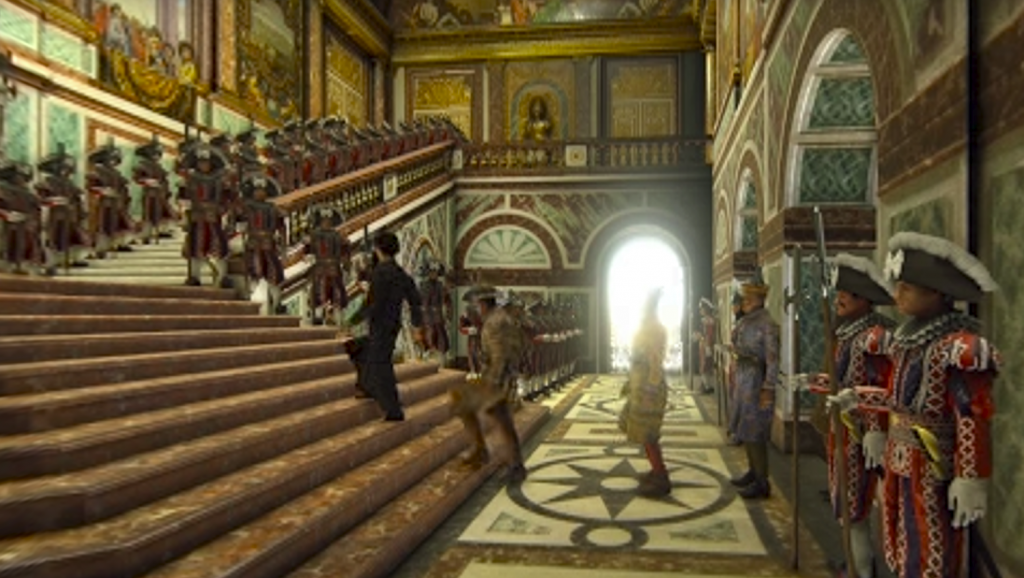 Visite virtuelle de Versailles - Escalier des ambassadeurs !